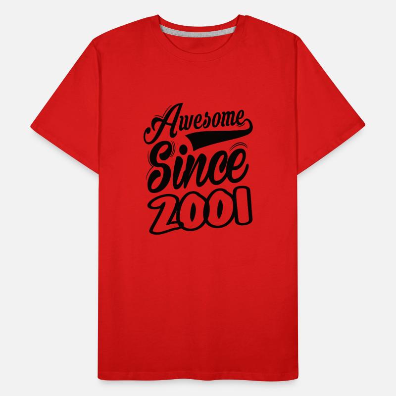 Awesome Since 2001 Men's Premium Organic T-Shirt