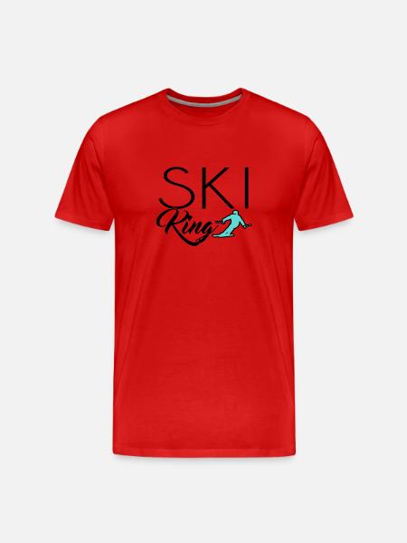 Ski King - T-shirt bio Premium Homme - rouge