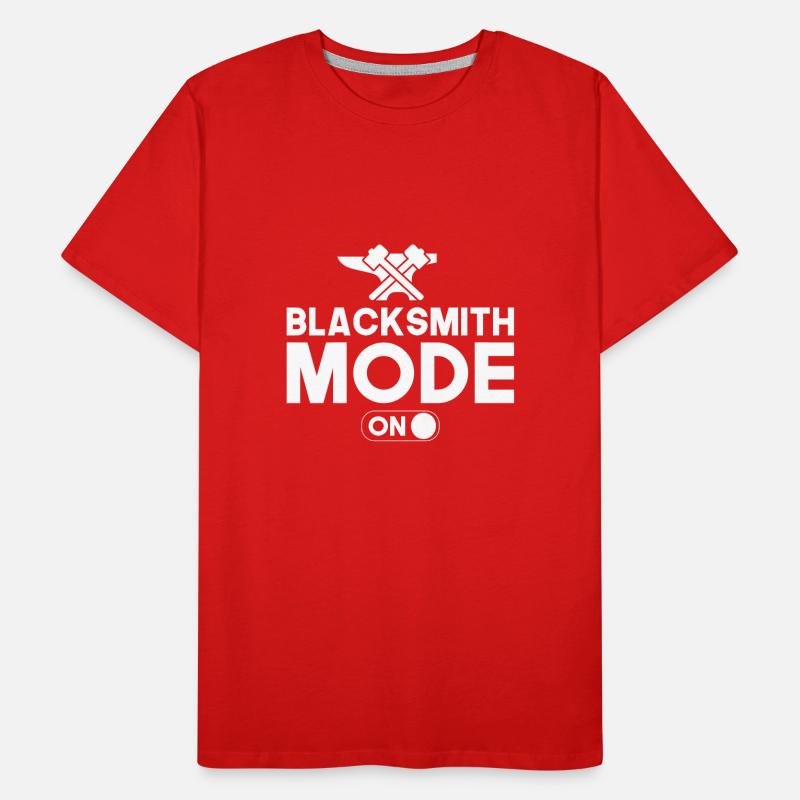 Mode forgeron sur l’idée cadeau de forgeron T-shirt bio Premium Homme