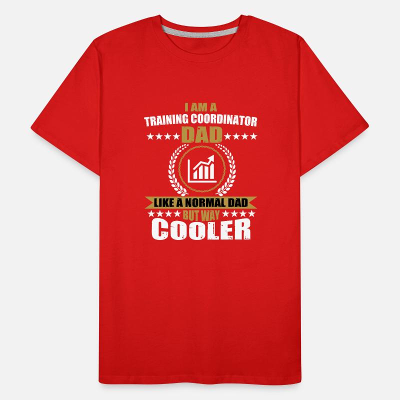 Funny Training Coordinator Dad Father's Day Men's Premium Organic T-Shirt