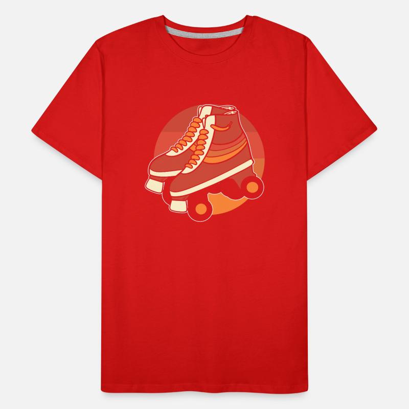 Retro roller skates inline skates Men's Premium Organic T-Shirt