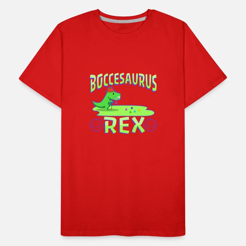 Boccesaurus Rex T-shirt bio Premium Homme