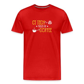 Röntgen CT-Techniker - Männer Premium Bio T-Shirt - Rot - Vorne - Damien (186cm)