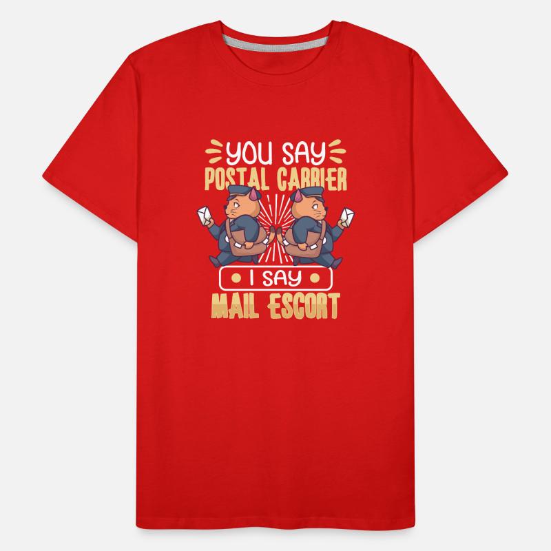 Commis des postes Postlady Postman Post Office T-shirt bio Premium Homme