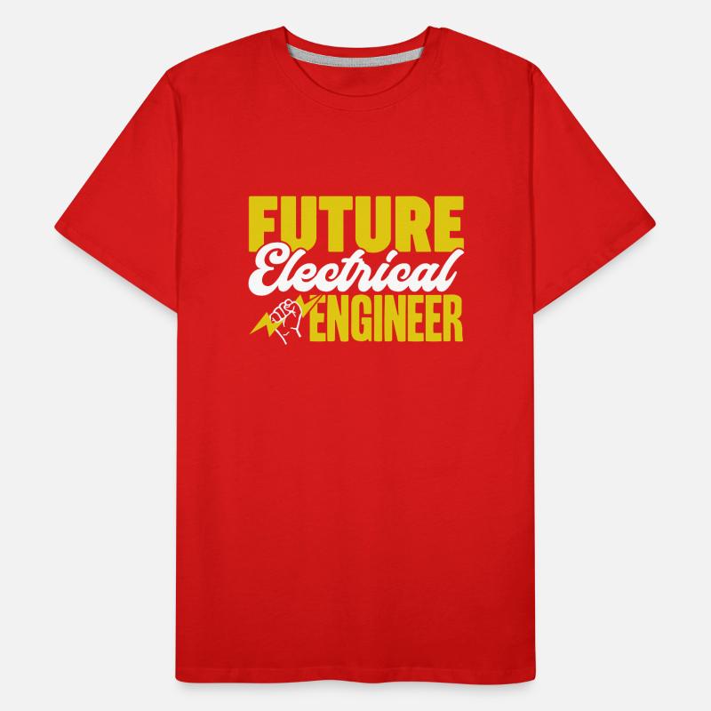 Electrical Engineer Future Electrical Engineer Men's Premium Organic T-Shirt
