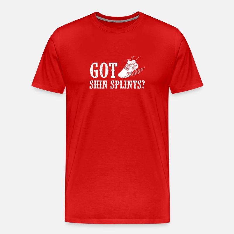 Langlauf Läufer Langlauf - Männer Premium Bio T-Shirt - Rot