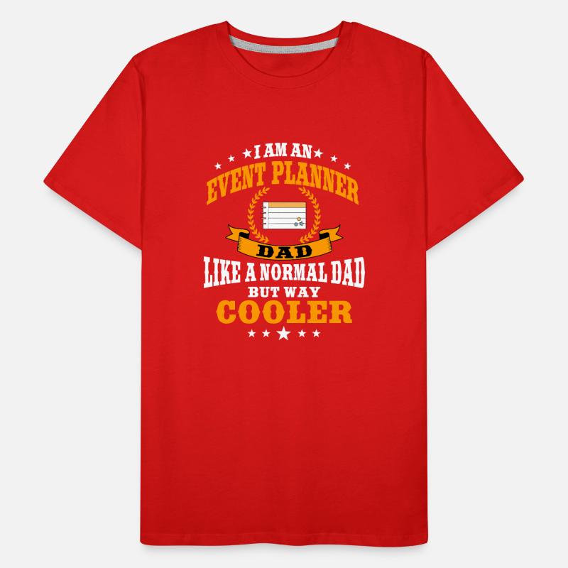Funny Event Planner Daddy Outfit Dad Men's Premium Organic T-Shirt