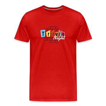 Game Night Host Question Game Night - Männer Premium Bio T-Shirt - Rot - Vorne - Damien (186cm)