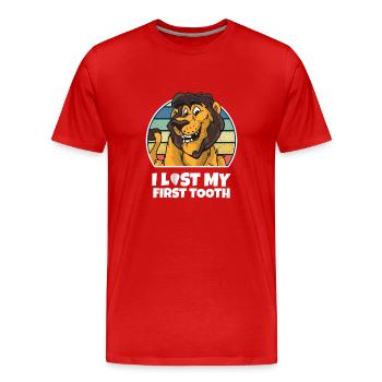 Zahn Zähne Zahnarzt Zahnmedizinische Angestellte - Männer Premium Bio T-Shirt - Rot - Vorne - Damien (186cm)