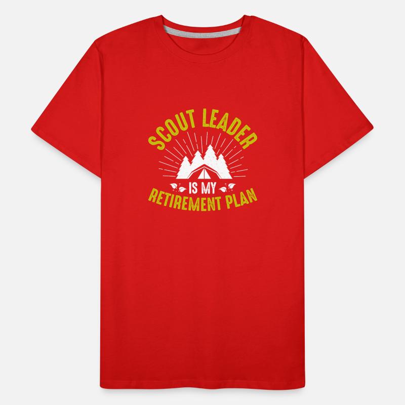 Pfadfinderführer Männer Premium Bio T-Shirt