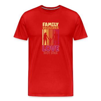 Funny Adoption Adoption Day Gifts - Men's Premium Organic T-Shirt - red - Front - Damien (186cm)