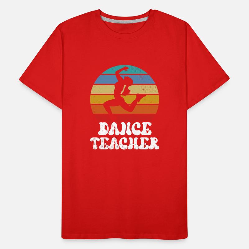 Professeur de danse École de danse Professeur de danse Cours de danse T-shirt bio Premium Homme