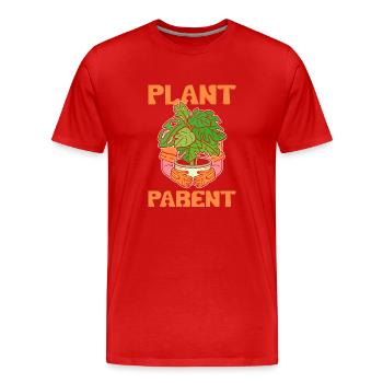 Plant Parent Pflanzenzüchter - Männer Premium Bio T-Shirt - Rot - Vorne - Damien (186cm)