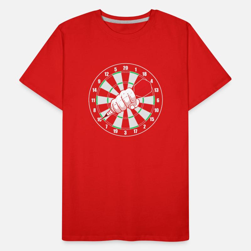 Joueurs de fléchettes T-shirt bio Premium Homme