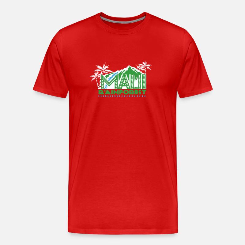 Save The Rainforest - Männer Premium Bio T-Shirt - Rot