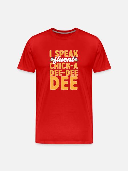 Observation des oiseaux mésanges - T-shirt bio Premium Homme - rouge