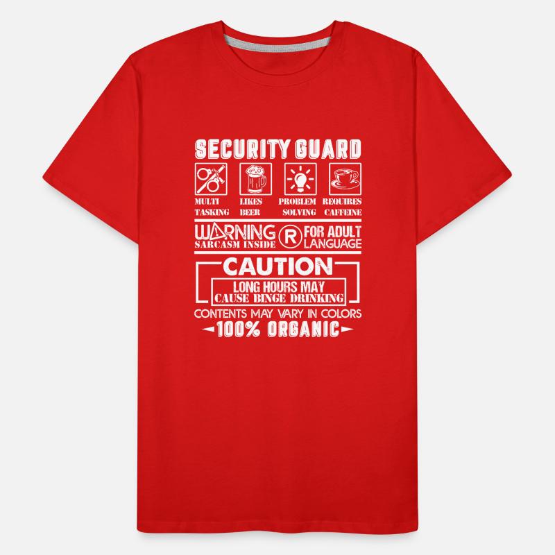 Security Guard Security Guard Solve Problems Men's Premium Organic T-Shirt