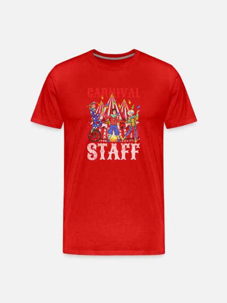 Karneval Cirkus Artist Klovn Gave Cirkus - Herre Premium T-shirt økologisk - rød
