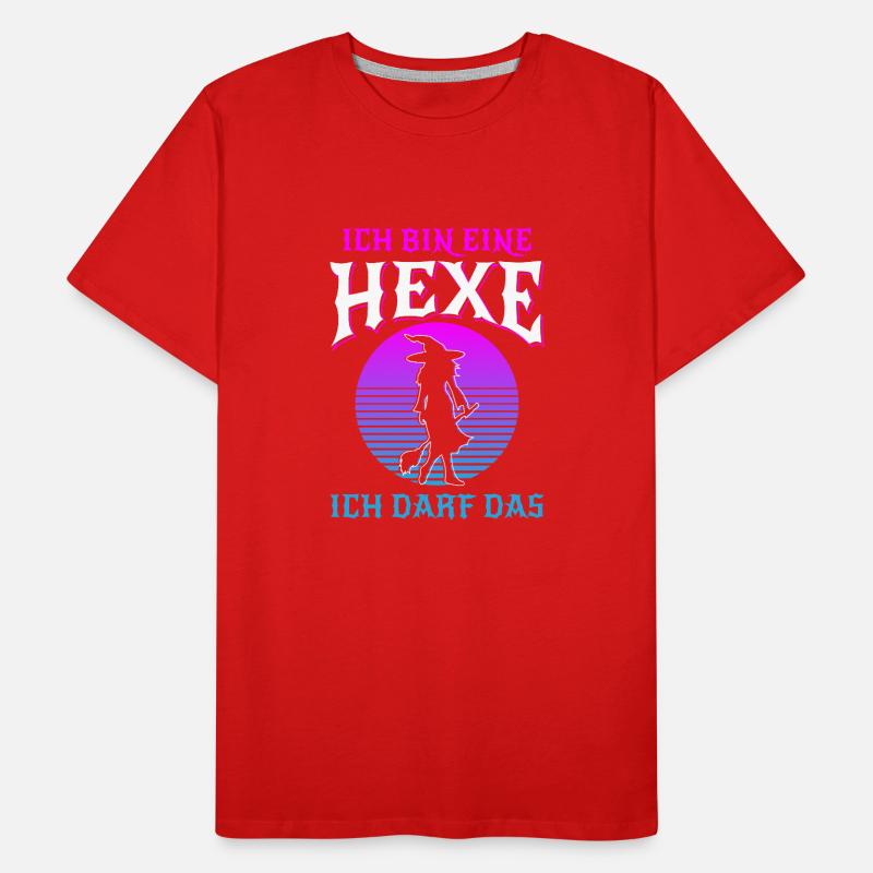 Ich Bin Eine Hexe Ich Darf Das Männer Premium Bio T-Shirt