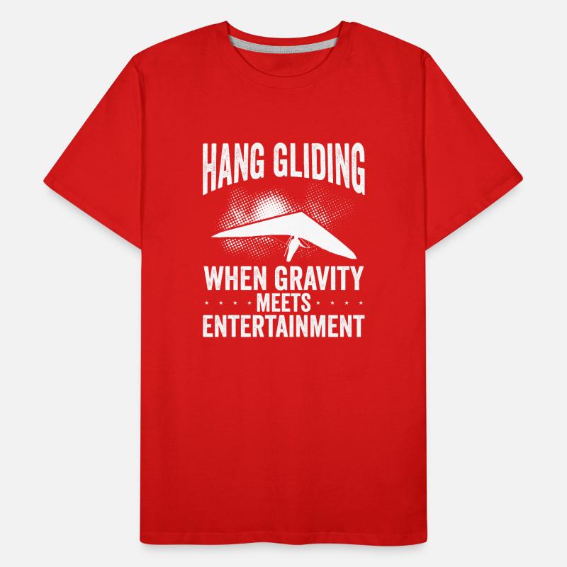 When gravity meets entertainment Men's Premium Organic T-Shirt