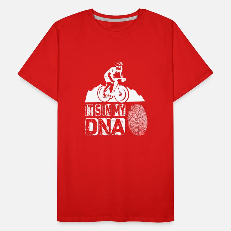 Le cyclisme sur route, c’est dans mon ADN T-shirt bio Premium Homme