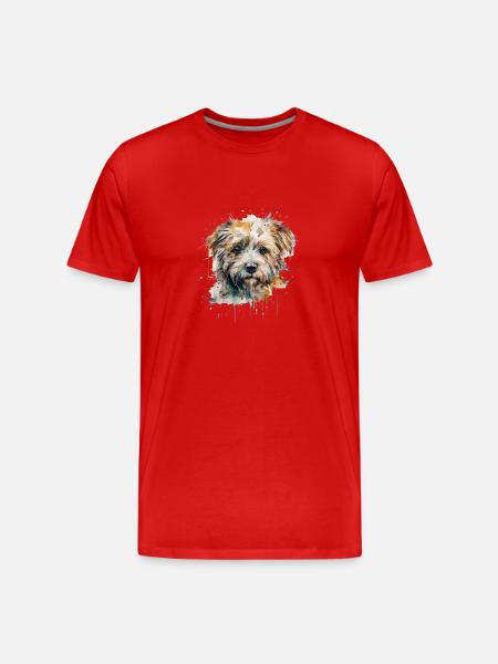 Bolonka Zwetna - T-shirt bio Premium Homme - rouge