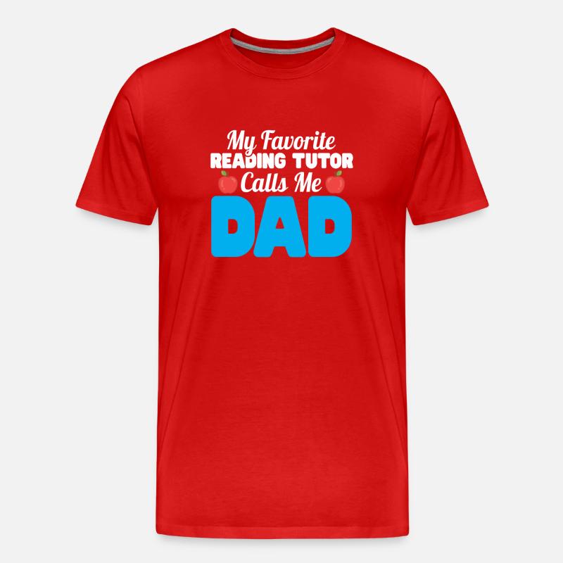 Tutor Geschenk Tutor - Männer Premium Bio T-Shirt - Rot