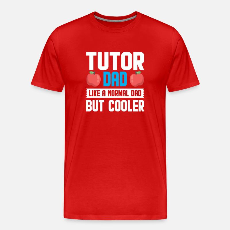Tutor Gift Tutor - Men's Premium Organic T-Shirt - red