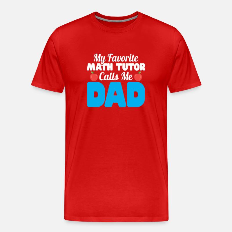 Tutor Geschenk Tutor - Männer Premium Bio T-Shirt - Rot