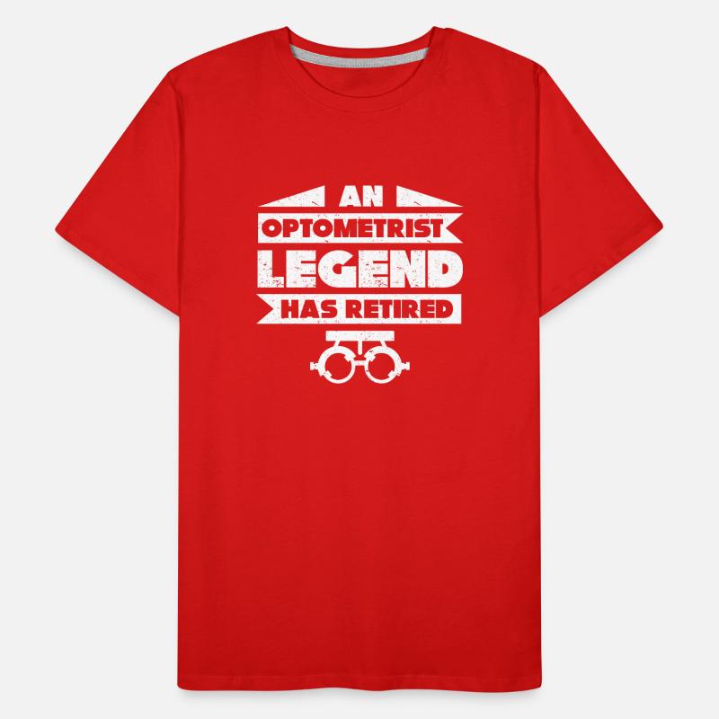 Opticien Gift Optometry T-shirt bio Premium Homme