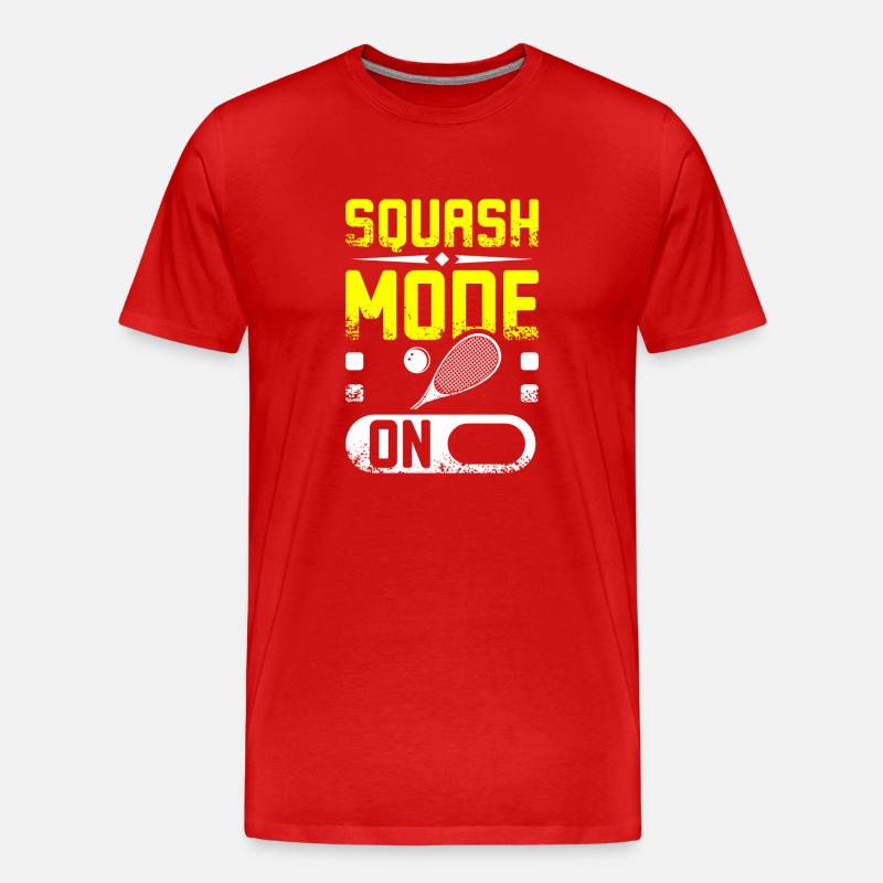 Squash mode on - Männer Premium Bio T-Shirt - Rot