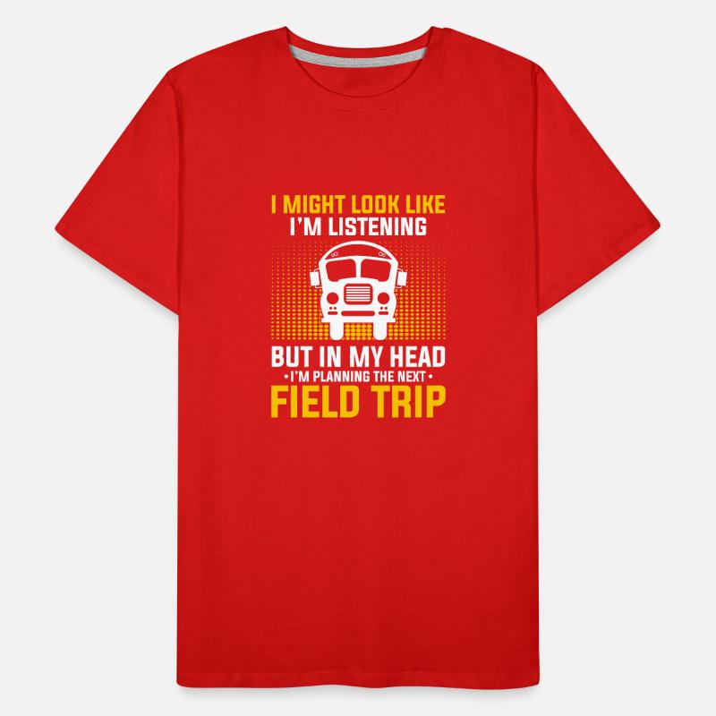 Journée d’excursion de l’enseignant sur le terrain T-shirt bio Premium Homme