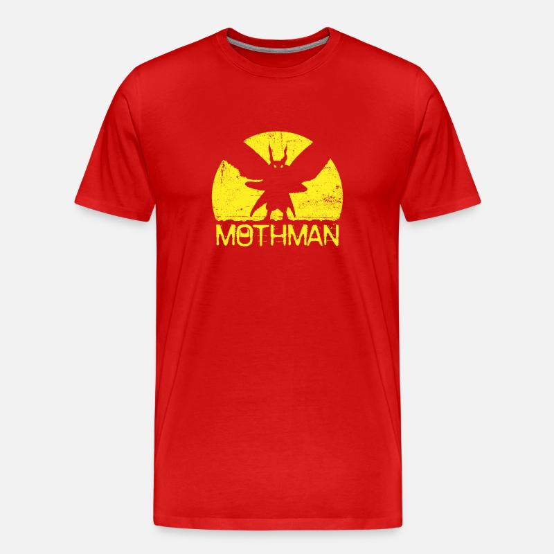 Mothman Point Pleasant - Männer Premium Bio T-Shirt - Rot
