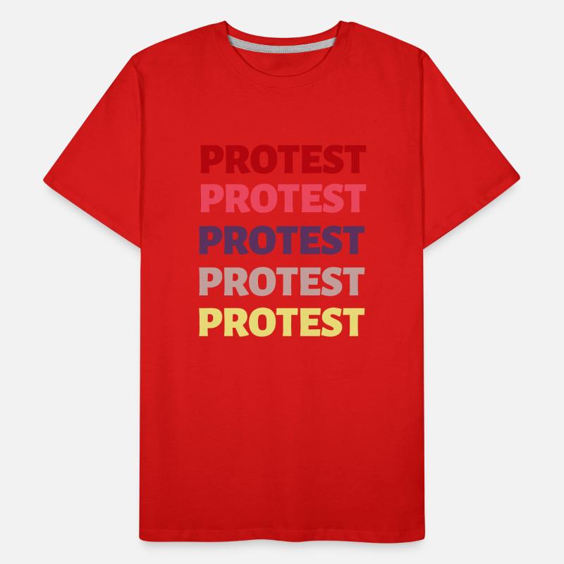 protestation T-shirt bio Premium Homme