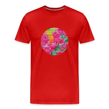Gardener Garden Home Gardener Gardening Gardening Gardening - Men's Premium Organic T-Shirt - red - Front - Damien (186cm)