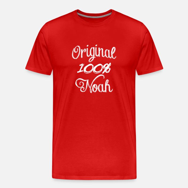 100% Original Noah - Männer Premium Bio T-Shirt - Rot