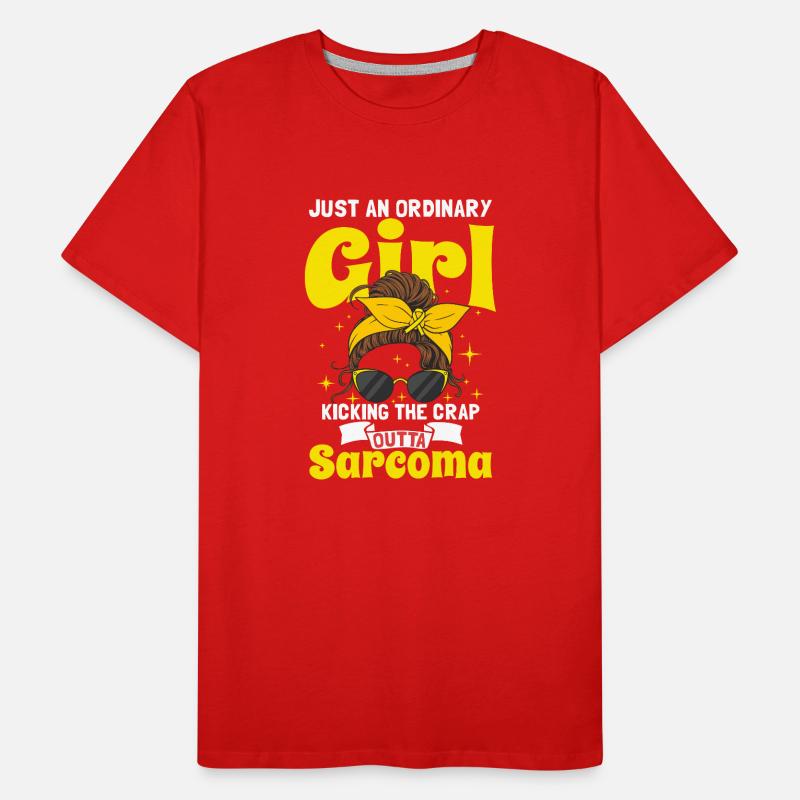 Sarkom-Mädchen Männer Premium Bio T-Shirt