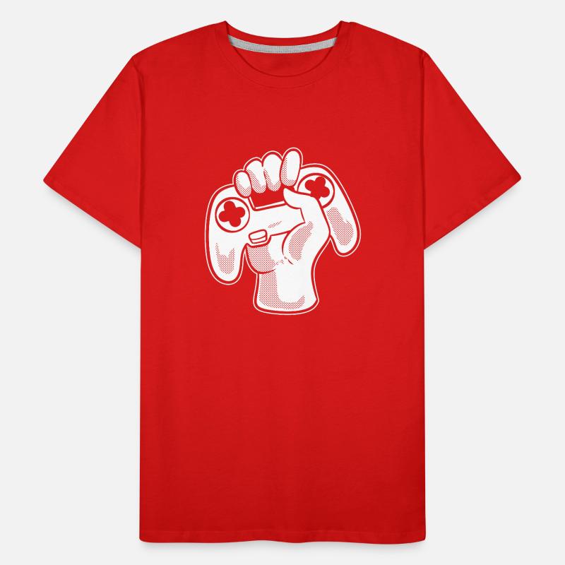 Video Game Controller Computer Freak Men's Premium Organic T-Shirt