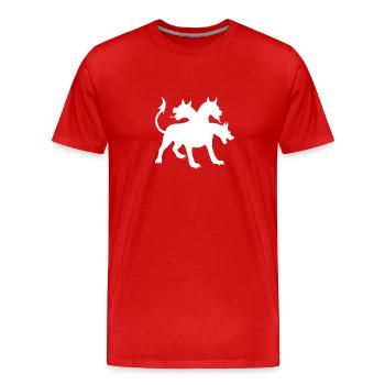 Greek Mythology Gods Ancient Greece - Männer Premium Bio T-Shirt - Rot - Vorne - Damien (186cm)