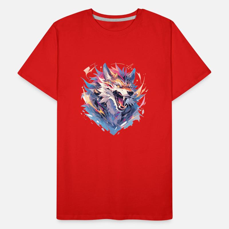 Polygone de loup T-shirt bio Premium Homme