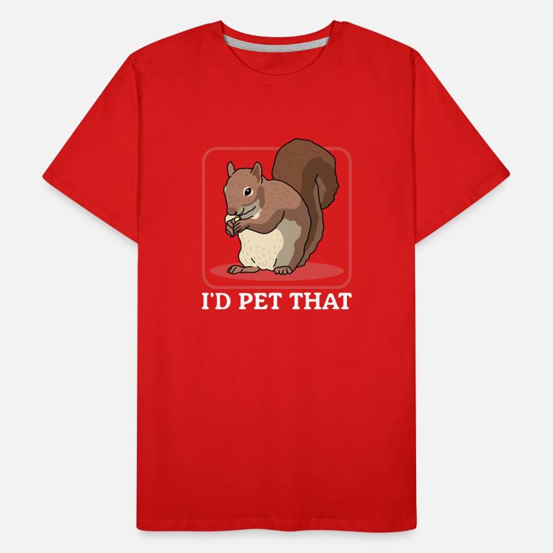 Cute Squirrel Grey Squirrel Squirrel Gift Men's Premium Organic T-Shirt