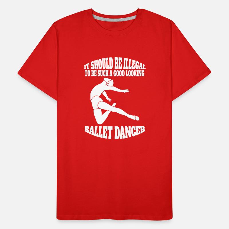 Ballet Dancer Gift Dance Ballerina Dance Class Men's Premium Organic T-Shirt