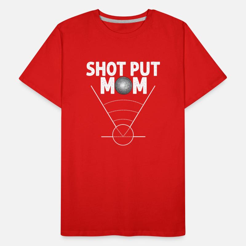 Lancer du poids Athlétisme T-shirt bio Premium Homme