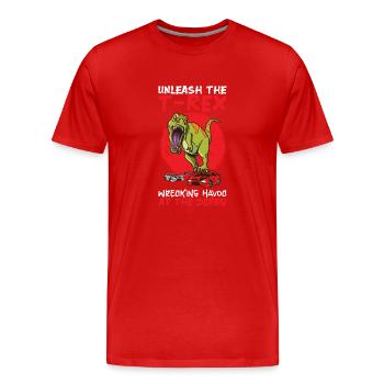 Demo Derby Demolition Derby Demolition Derby - Männer Premium Bio T-Shirt - Rot - Vorne - Damien (186cm)