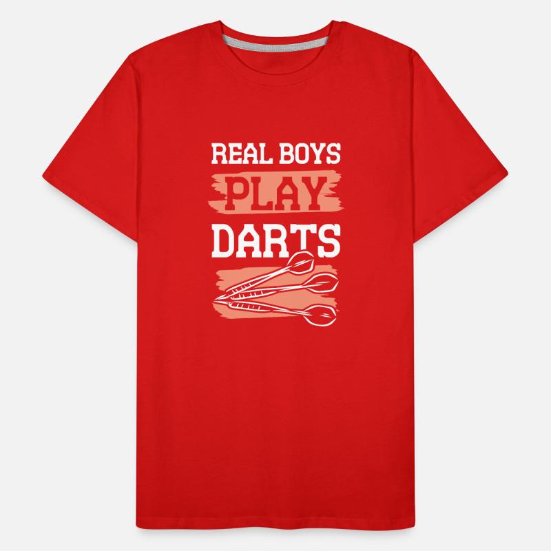 Les gars de fléchettes T-shirt bio Premium Homme
