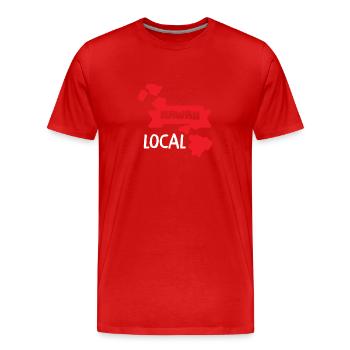 Waikiki Honolulu Island - Männer Premium Bio T-Shirt - Rot - Vorne - Damien (186cm)
