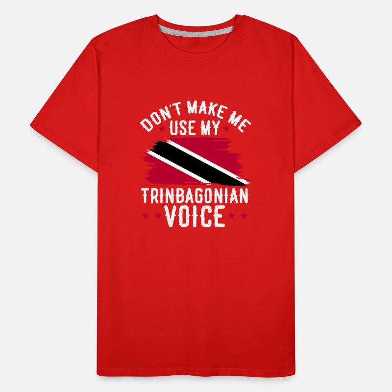 Drapeau de Trinité-et-Tobago T-shirt bio Premium Homme