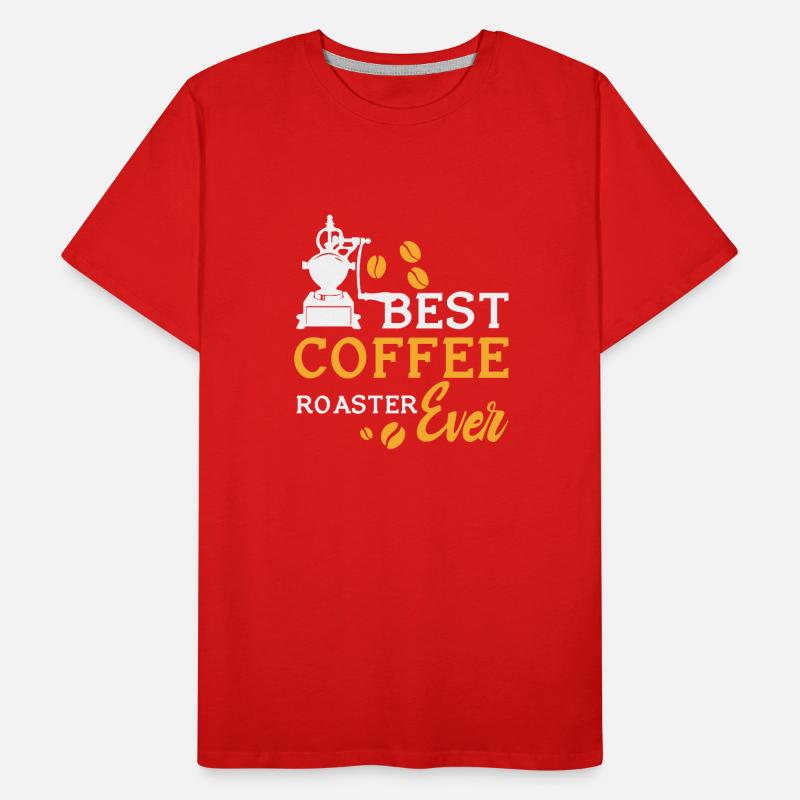 Coffee Roasting Gift Men's Premium Organic T-Shirt