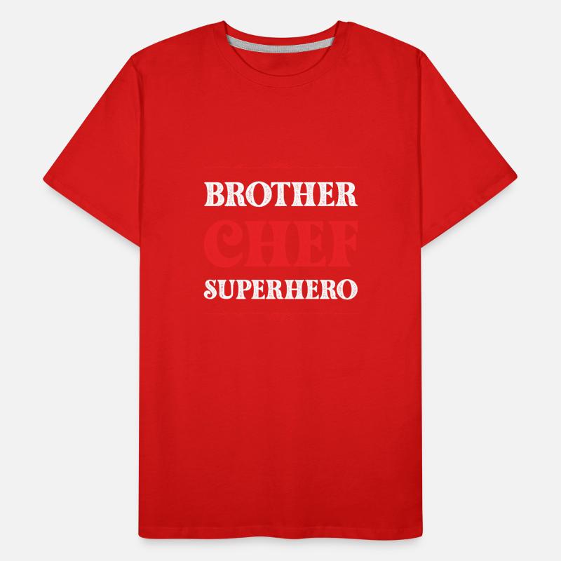 Bruder Chef Superheld T-shirt bio Premium Homme
