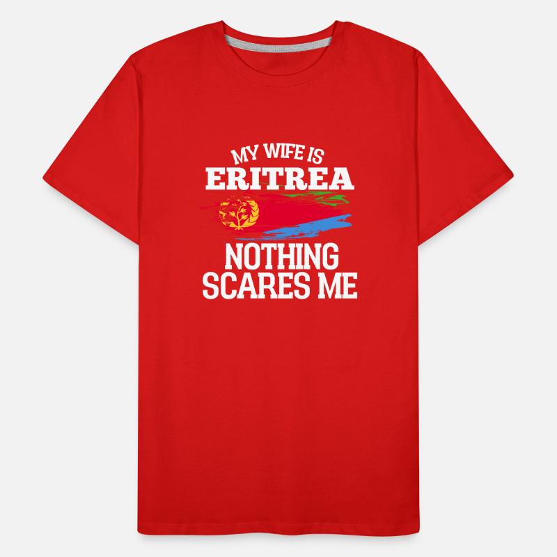 Eritrea Ehefrau Männer Premium Bio T-Shirt